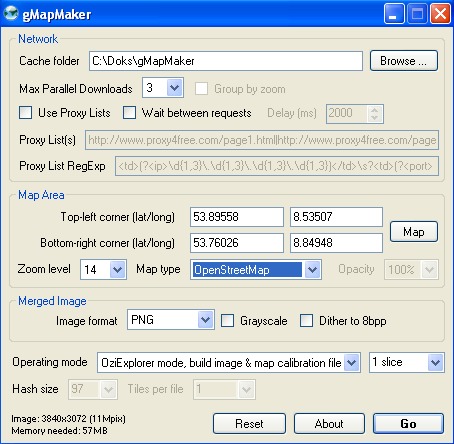 gMapMaker Software para capturar mapas de Google...